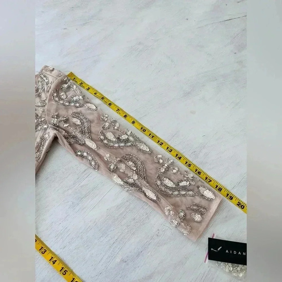 Anthropologie BHLDN Aidan Mattox Giada Dress Size US 6 - Picture 14 of 16